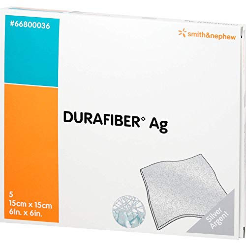 DURAFIBER Ag 15x15 cm Verband 5 St