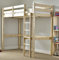 STRICTLY BEDS&BUNKS Icarus High Sleeper Loft Bunk Bed, 2ft 6 Single