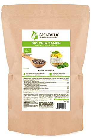 Mituso 80273 Bio Chia Samen, DE-ÖKO-037, 1er Pack (1 x 1 kg)