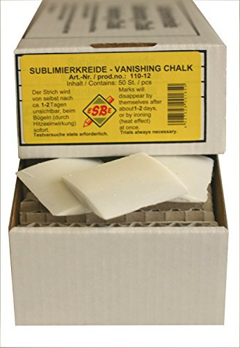 Steidl & Becker GmbH Sublimierkreide 2 Stück (Breit, Weiß, Gerändelt, Schnelltrocknend)