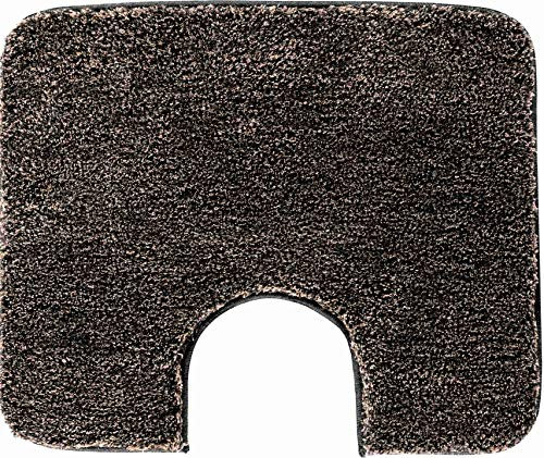 Grund Badteppich 32 mm 100% Polyacryl, ultra soft, rutschfest, ÖKO-TEX-zertifiziert, 5 Jahre Garantie, LEX, WC-Vorlage m.A. 50x60 cm, mocca