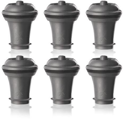 Vacu Vin Weinstopfen grau 6er Set