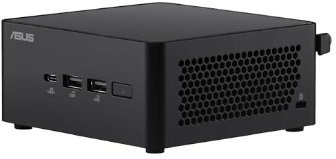 ASUS NUC 14 PRO, Intel Core 3 100U, RAM 96 GB DDR5-5600, Nero | SSD M.2, Scheda Grafica Intel, Wi-Fi 6E, Ethernet 2,5G, Bluetooth 5.3, Compatibile con Windows 11, Versione Tall