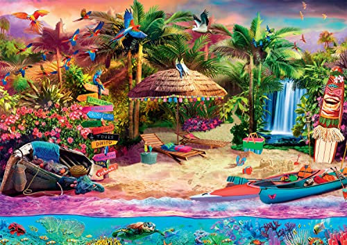 Buffalo Games - Tropical Island Holiday - 500 Teile Puzzle