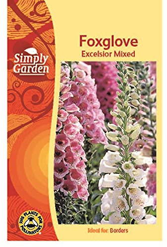 Simply Garden Foxglove Excelsior Mixed Seeds Grow Your Own Multicoloured Flowers