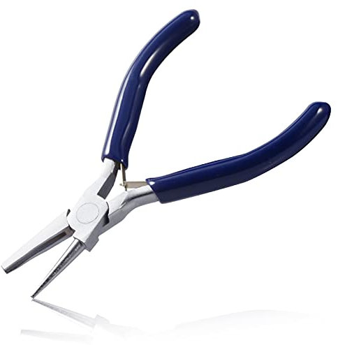 LEONTOOL Pince concave et ronde – Pince à boucles pour fils et anneaux pour la fabrication de bijoux et les projets de bricolage