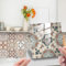 20pc Tile Stickers,Retro Traditional Wall Tile Transfers Stickers Self-Adhesive Peel and Stick Waterproof Kitchen Bathroom DIY Backsplash (6x6in,15x15cm)