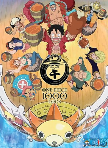 ABYstyle One Piece 1000 Logs Cheers Poster 38x52cm,