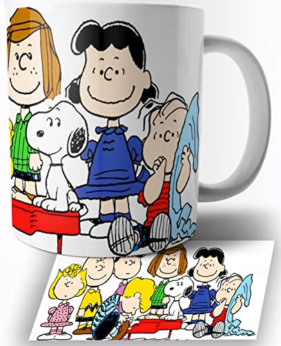 Peanuts Charlie Brown Family Snoopy Keramik Becher 325ml Tasse Mug