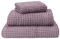 URBANARA 2er Set Gästehandtuch Mikawa 30x50 cm - 100% Baumwolle in Waffelpiqué - Badetuch Duschtuch Gästehandtuch Strandtuch - Mauve