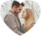 Wanapix | Foto Puzzle Herz| Personalisierte mit Foto und Text | 111 Teiles | Puzzle Selber Gestalten | 31 x 35 cm | Originelles Geschenk zum Valentinstag