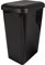 Tontarelli 45L Rectangular Swing & Lift Bin - Black - 2 in 1 Unique Lid