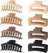 Set di 8 grandi fermagli per capelli antiscivolo fermagli per capelli artiglio per capelli spessi e sottili accessori per capelli da donna, 2 stili, 4 colata (scrub)
