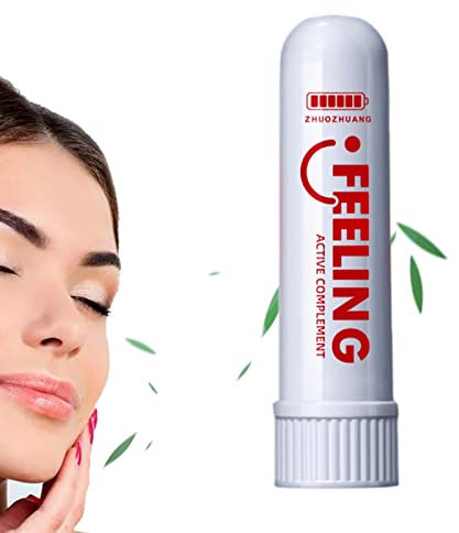 Truejoy Minze-Inhalator,Pocket Sinus Inhalator - 1,8 ml Naseninhalator zur Erfrischung des Geistes, zur Beseitigung von Schläfrigkeit, zur Steigerung der Konzentration, zur Verbesserung von Schwindel