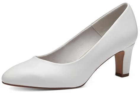 Tamaris Damen Pumps Vegan weiß 36