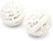 FISHTEC - Boules de lavage Eco - Economique - Lot de 2 - Naturelle - Billes de céramique - Pour machine à laver - Nettoyage - Eco-Logique - Réutilisable - 10 X 11 cm - Certifié REACH