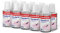 ErichKrause Lot de 10 tubes de colle liquide avec pinceau - Sans solvant - Soluble dans l'eau - Résistant au gel - Transparent - Pour bureau et école