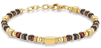SIUMAL Boho Armband Damen, Silber & Gold Stapelbar Schmuck Geschenke | Handgefertigtes Design, Verstellbar, Leicht und Komfortabel, Geeignet für Den Täglichen Gebrauch