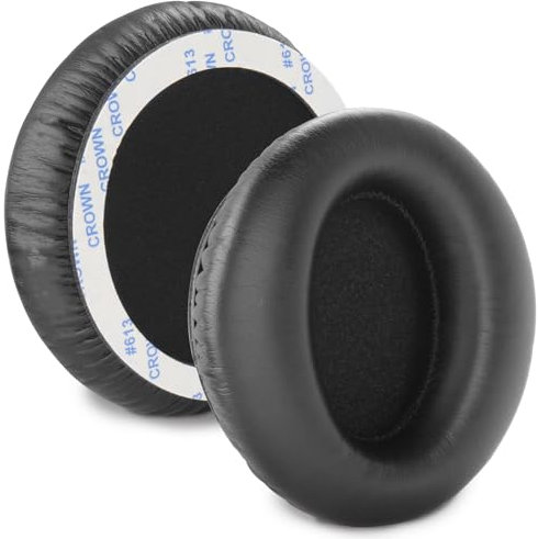 COWIN E7 Coussinets d'oreille ronds de rechange compatibles avec les écouteurs COWIN E7 / E7 Pro Active antibruit Cuir protéiné souple et mousse à mémoire de forme Isolation du bruit
