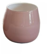 Lambert Pisano Vase H 18 cm D 17 cm klein Mauve