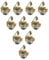 10PCS 1/4(6.35mm) Inner Diamter Mono Jack Socket Connector Panel for Electric Guitar & Bass Guitar.