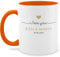 Tasse Tassen 325ml - Valentinstag Freund & Freundin - I Love You mit Datum I Partner Geschenk I Geschenk Paare - 325 ml - Orange - personalisierte paar geschenke partnertassen liebeserklärung ich