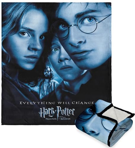 Northwest Harry Potter Silk Touch Sherpa Überwurfdecke, 127 x 152,4 cm, Alles Wird Sich ändern