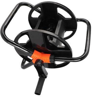 Avvolgitubo da Giardino, Avvolgitubo per Tubo 'acqua Rack di Stoccaggio per Tubo 'acqua Tamburo per Tubo da Giardino max. 20 M, per l'irrigazione del Lavaggio 'auto da
