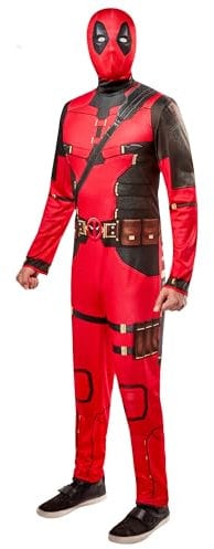 Rubie's 1001361M Deadpool Kostüm für Erwachsene, Herren, Mehrfarbig, M Halloween