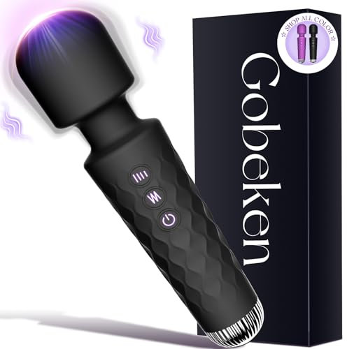 Gobeken Vibrador Vibradorador clítoris, 20 frecuencias 10 intensidad de vibración Vibradorador mujer juguetes eróticos Negro, Vibrador mando distancia juguetes sexuales consolador dildo