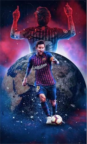 RUIYANMQ Holzpuzzle 1000 Teile Fußballspieler 10 Kunstposter Für Erwachsene Lernspielzeug Puzzles Kq304Zx
