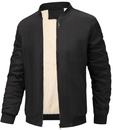 Fleecejacke Herren dünn leicht,Winterjacke Herren gefüttert,Jacket for Men,Wolljacke Herren,Steppjacke Herren leicht,Mantel Herren grau,Herren Parka Winter,Steppjacke Herren Winter warm,Herren-jacken