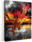 MuchoWow© Impression sur Toile Peinture 60x80 cm Tableau Mural Decoration Salon Reproductions de Tableaux Murale Moderne Art - Noir - Abstrait