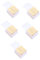 DIYEAH 5 Sätze Goldfolienkunst Goldfolienflocken Für Harz Blattgold Basteln Bastelfolie Blattgold Malen Folienpapier Zum Basteln Goldflocken Eloxiertes Aluminium Golden 100 Stück * 5