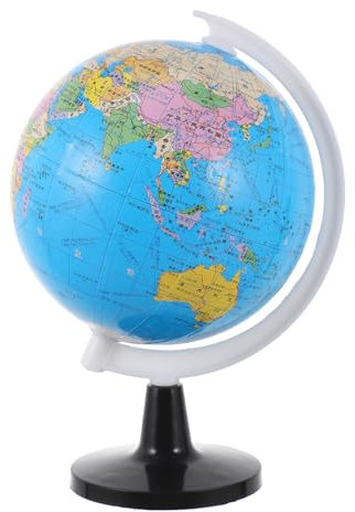 JOINPAYA lehrreich Weltkarte Geographieunterricht kleine Weltkugel der Welt Earth of All School Supplies Tischdekoration für zu Hause Chinesisches Weltkugel PVC