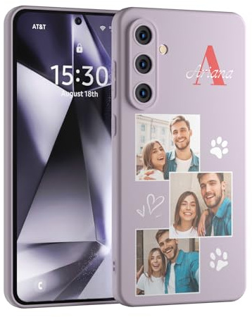 CHABDA Personalisierte Handyhülle für Samsung Galaxy A14/A15/16/A17/A25/A26/A35/A36/A37/A54/A55/A57 und S21-S26/FE/Ultra/Plus–Selbst gestalten mit eigenem Foto,Text oder Design Individuelle TPU Hülle