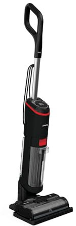 Polti Rollysteam WD20, Lavapavimenti con Funzione Vapore e Aspirapolvere, 750 W, Pulizia Completa in un solo Passaggio, Auto Pulizia, Nero