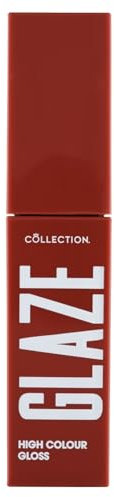 Collection Cosmetics High Glaze Lip Gloss, High Pigment, Plumping Effect, Cherry Pie