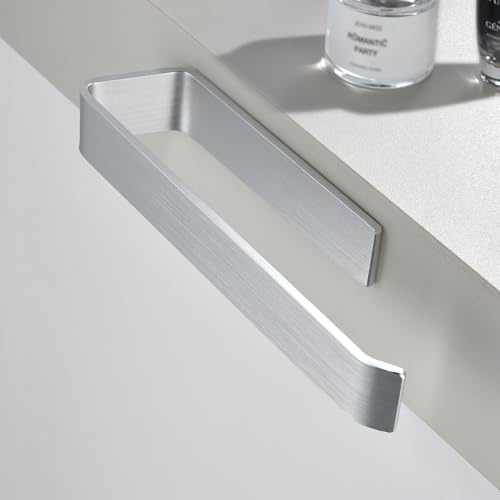 JS Towel Rail Self Adhesive Towel Holder Bathroom- No Drilling Required Towel Rack for Bathroom and Kitchen 22CM Modern Design