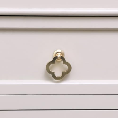 Melody Maison Brushed Gold Clover Drop Pull Handle