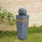 Warmiehomy Electric Water Features for the Garden, Waterfall Fountain with LED Lights Stone Effect Freestanding for Garden, Patio, Countryard, 80cm Dark Blue Water Features, Sphere