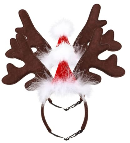 TOYANDONA 2pièces Serre-tête Noël Chat Renne Décorations Noël Animaux Lot de Serre-têtes
