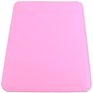 Nail Art Table Mat Cushion Pad Foldable Washable Manicure Desk Mat Nail Salon Tools (Pink)