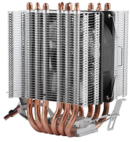 Yctze Ventole CPU per Computer Dissipatore di Calore con di Calore per LGA 1156/1155/1150/775 Ad Alta Efficienza e Raffreddamento CPU, Ventola di Raffreddamento, Piastra di per, LGA 1156, 1155,