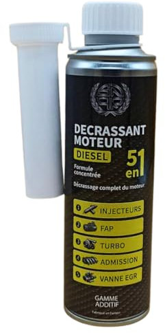 SNQR Desincrustante y Descarbonizante para Motor Diésel 5en1 375mL Ultraeficaz | Limpieza Inmediata de Inyectores, Turbo, FAP, EGR | Limpia Todo el Motor diésel | Facilita la ITV | Aditivo Diésel