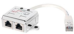 LogiLink NP0042 T-adaptateur RJ45 Argent