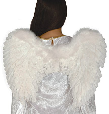 Guirca- Alas ángel plumas, Talla única (16885.0), 3 años en adelante