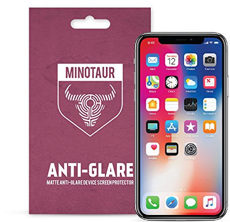 Minotaur Screen Protector for iPhone 11 Pro and iPhone X / XS, Matte Anti Glare (6 Screen Protectors)