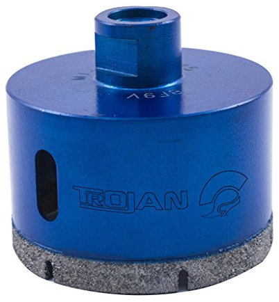 Scie cloche diamant à sec 6 mm – 75 mm pour porcelaine, céramique, marbre, granit, carrelage M14 (82 mm)