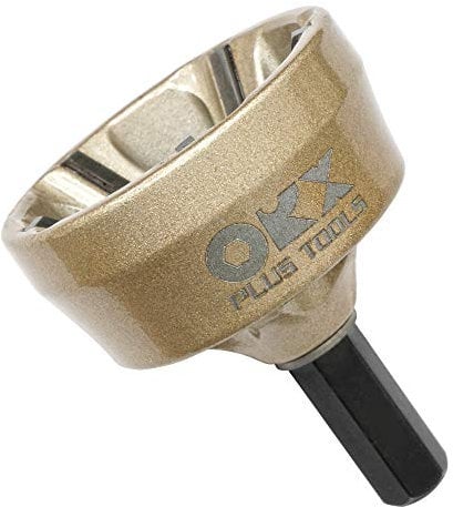 ORXPLUS Tools Entgratung Außenfasenwerkzeug, Wolframklinge, Entgratungsbohrer, Entfernen von Frässtiften, passend für 13 mm - 35 mm